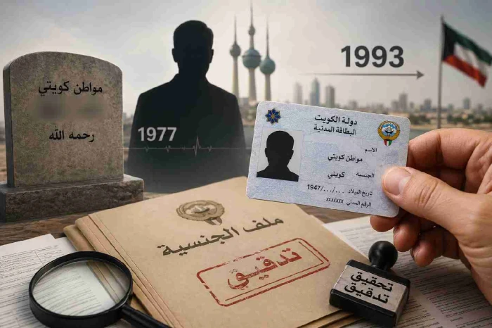 الكويت تكشف أغرب قضية تزوير جنسية.. كويتي متوفٍّ منذ 1977 يعود إلى الحياة بعد 16 عاماً