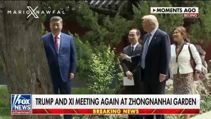 بالفيديو.. ترامب يقاطع الرئيس الصيني ويسأل مترجمه عمّا إذا كان شي جين بينغ يستضيف قادة دول آخرين داخل هذا المكان.. والأخير يفاجئه بالإجابة
