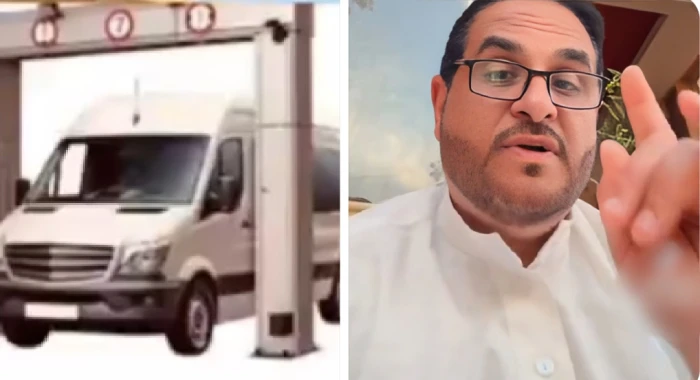 بالفيديو.. مواطن ينتقد إجبار السعوديين المرور بمركباتهم من خلال جهاز إشعاعي يسبب السرطان  في منفذ العمري بالأردن