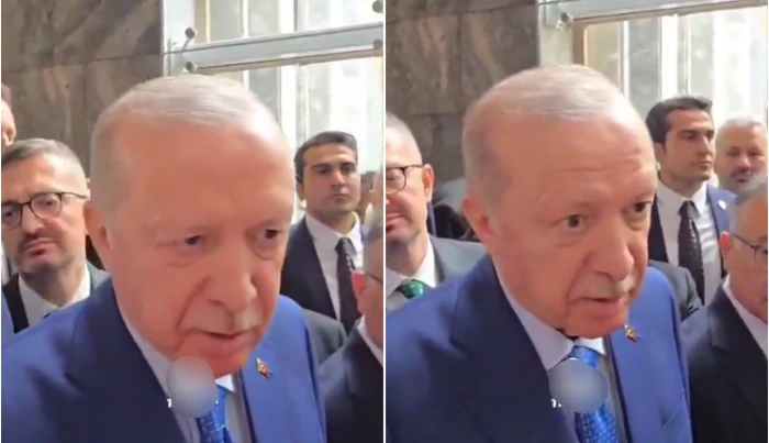 مراسل يسأل أردوغان: "هل ستقضي العيد في إسطنبول؟".. والأخير يفاجئه: "لا أعلم.. أنتظر رأي زوجتي"