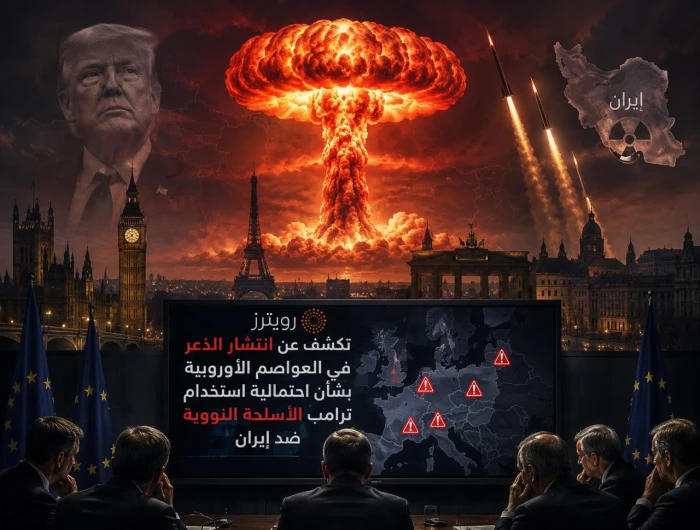 "رويترز" تكشف عن انتشار الذعر في العواصم الأوروبية بشأن احتمالية استخدام ترامب الأسلحة النووية ضد إيران