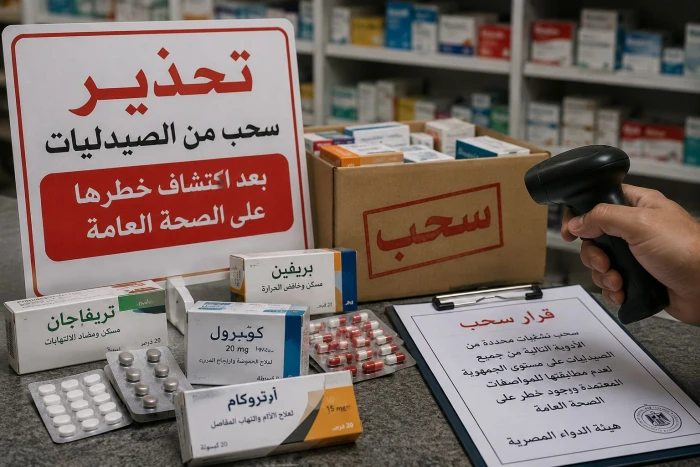 بالأسماء.. مصر تسحب من الصيدليات مجموعة من الأدوية  الشهيرة بعد اكتشاف خطرها على الصحة العامة
