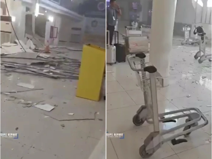 دمار واسع.. فيديو من مطار "سانتوس الدولي" بعد الزلزال القوي الذي ضرب الفلبين