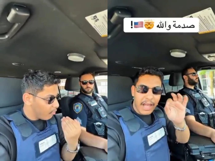 بالفيديو: ضابط شرطة أمريكي يكشف لتيك توكر سعودي قوانين حمل الأشخاص للسلاح في شوارع أمريكا