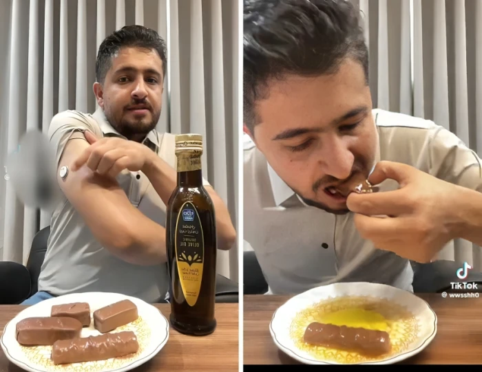 بالفيديو.. مصاب بالسكري يجري تجربة تناول الشوكولاتة وزيت الزيتون.. ويكشف نتيجة الفحص بعد ساعتين