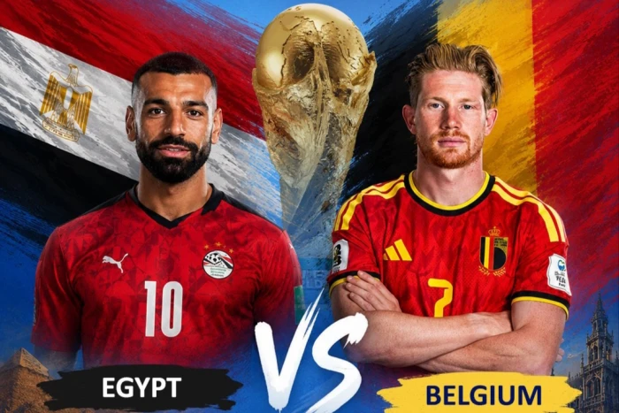 تغطية مستمرة لأحداث مباراة " مصر 0 - بلجيكا 0 "في كأس العالم