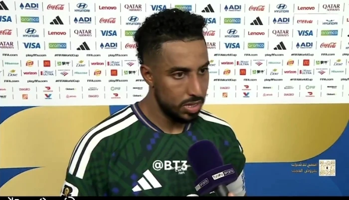 "وحدة وحدة سنتأهل".. بالفيديو.. أول تعليق من سالم الدوسري بعد التعادل أمام الأوروغواي