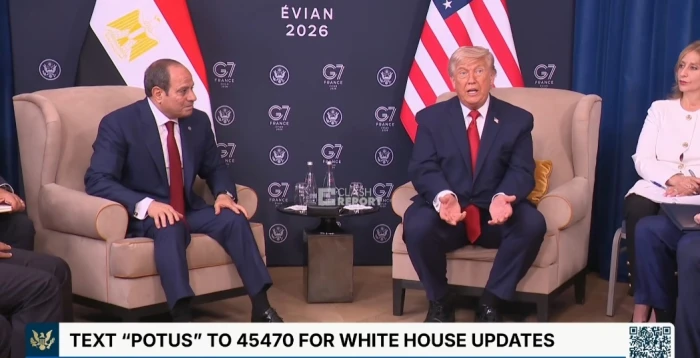 بالفيديو.. ترامب: التقيت بالسيسي في فندق ووقعنا في حب عميق