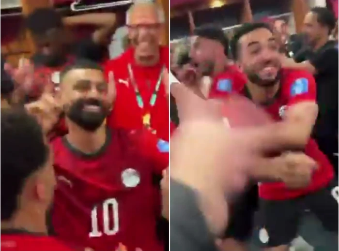 بالفيديو.. رقص صلاح وزملائه داخل غرفة الملابس بعد أول فوز في كأس العالم على نيوزيلندا