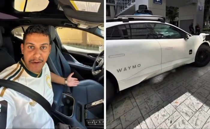 بالفيديو.. تيك توكر سعودي يوثق تجربة ركوب سيارة ذاتية القيادة بدون سائق في أمريكا.. ويعلق: أتوقع في المستقبل ما عاد في بشر بس آلات
