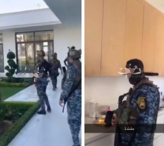 ‏بالفيديو.. عناصر قوات الأمن العراقية يتجولون داخل منازل المسؤولين العراقيين الذين تم اعتقالهم بتهم فساد