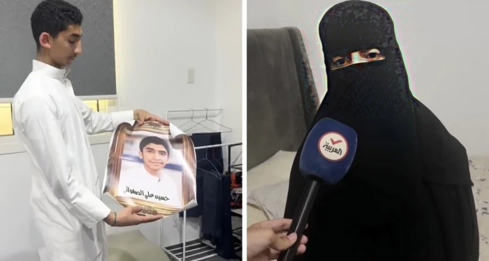"انتظرته ولم يصل".. بالفيديو: أول تعليق من والدة الشهيد حسين الصفواني أحد ضحايا  حادث مروحية أرامكو