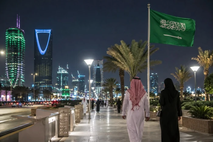 تقرير حديث يكشف نسبة الشعور بالأمان أثناء سير السكان ليلًا بمفردهم في السعودية ـ فيديو