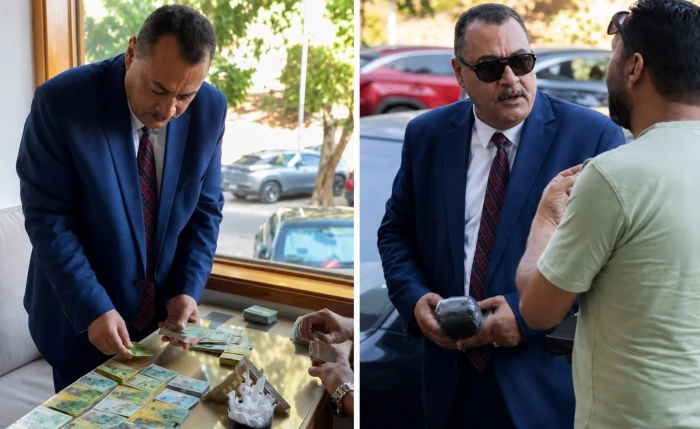 "دا أنت قاعد ومحدش مالي عينك".. بالفيديو: مسؤول مصري يضبط صاحب مخبز متلبسًا باستغلال بطاقات تموينية لصرف الدعم لحسابه