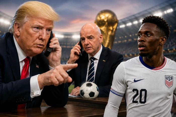 فوكس نيوز: ترامب تدخل شخصيًا لرفع إيقاف اللاعب الأمريكي "بالوجون" قبل مواجهة بلجيكا