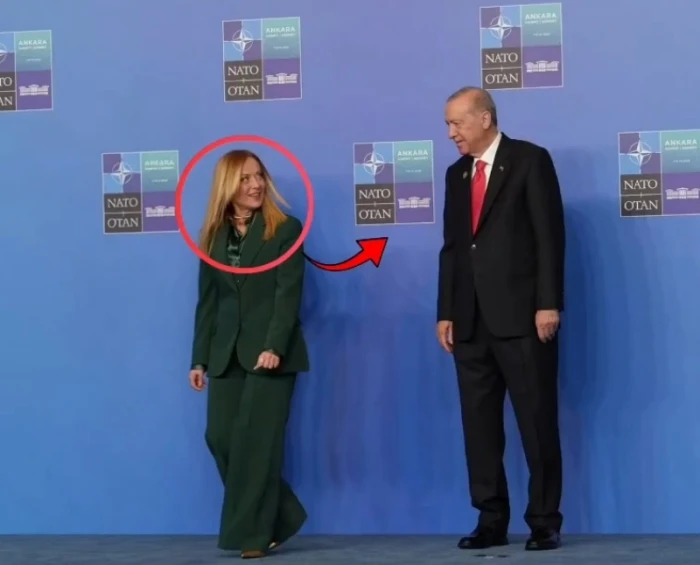 بالفيديو.. نظرات ميلوني إلى أردوغان على هامش قمة "الناتو" تثير جدلًا واسعًا على مواقع التواصل