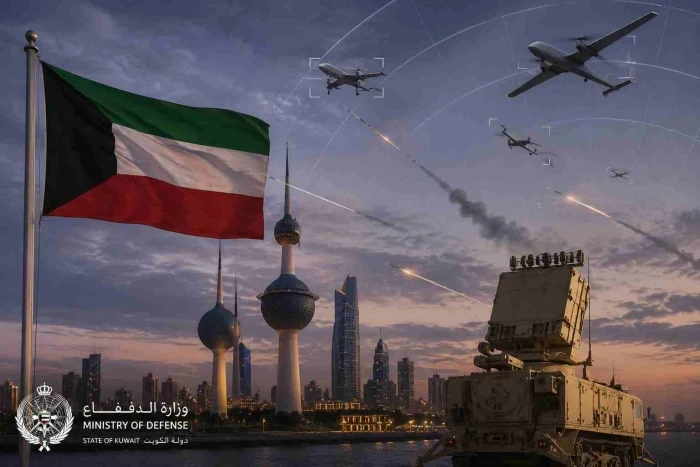 الكويت تعلن تعرضها لهجوم إيراني بـ 3 صواريخ باليستية وصاروخ جوال و10 مسيرات