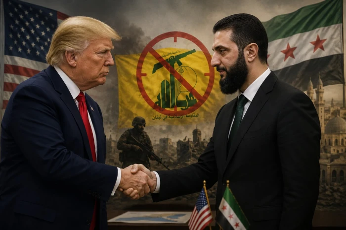 ترمب: الشرع سيتعامل مع حزب الله بطريقة مختلفة ولن يهدم المباني
