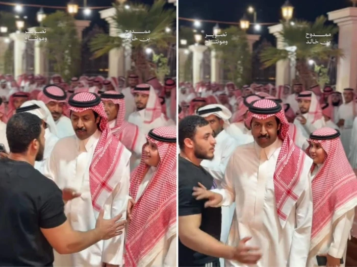 بالفيديو.. تصرف الشاعر" تركي الميزاني" مع موظف تنظيم عند مدخل حفل يثير الجدل