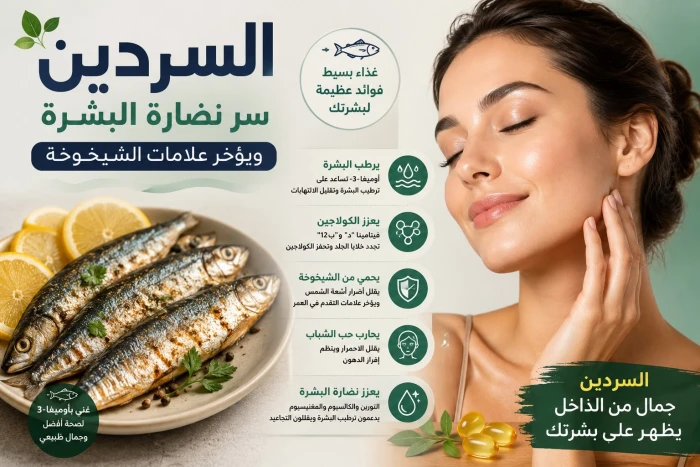 دراسة علمية تكشف فوائد السردين الصحية وعلاقته بنضارة البشرة وتأخير الشيخوخة