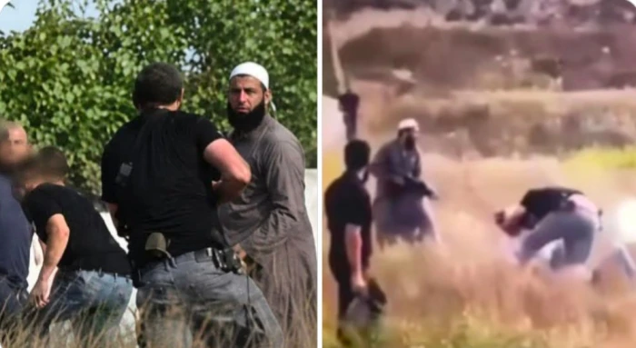 بالفيديو.. فلسطيني شجاع ينتزع سلاح حارس أمن إسرائيلي ويقتل مستوطنين وجنديًا خلال هجومهم على قرية في نابلس