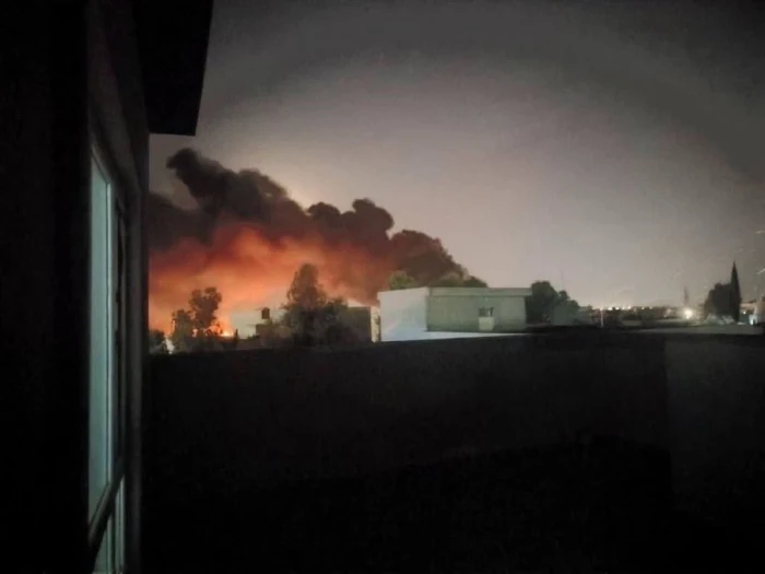 ‏فيديو للقصف الجوي السعودي الأميركي الذي استهدف ميليشيات موالية لإيران في محافظة البصرة