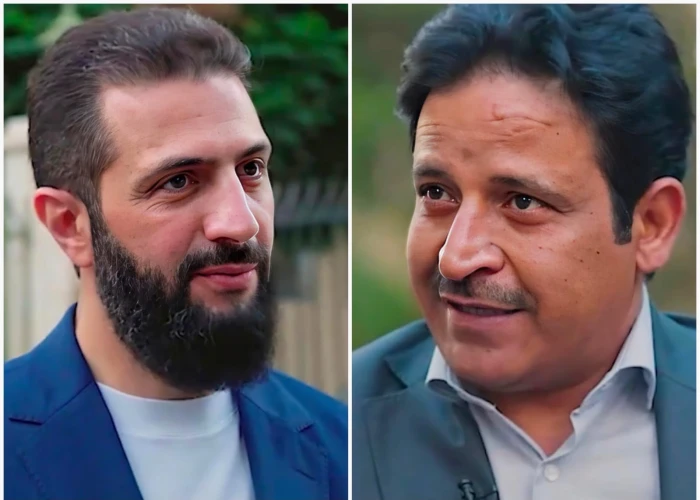 مذيع الجزيرة للرئيس السوري : هل تخجل من اسم الجولاني؟.. بالفيديو: الرئيس الشرع يجيب