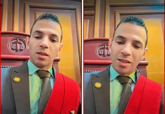 كان نفسك أكون باشا .. فيديو جديد للقاضي المصري المزيف قبل القبض عليه يوجه رسالة لوالدته المتوفية من داخل المحكمة