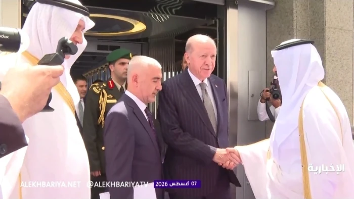 بالفيديو.. لحظة وصول الرئيس التركي رجب طيب أردوغان جدة