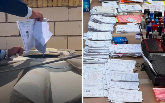 بالفيديو.. لحظة مداهمة مواقع موظفين متهمين في قضايا تزوير بالعراق