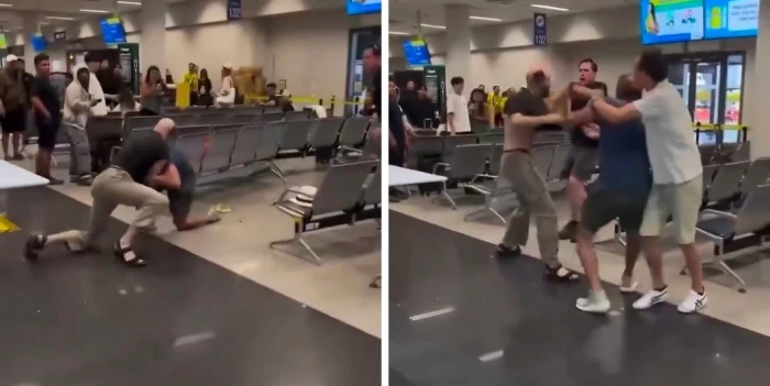 بسبب عبارة  «هتلر كان على حق لو أنهى المهمة لكان أفضل ».. بالفيديو: إسرائيلي يتشاجر  مع أمريكي  في مطار مانيلا