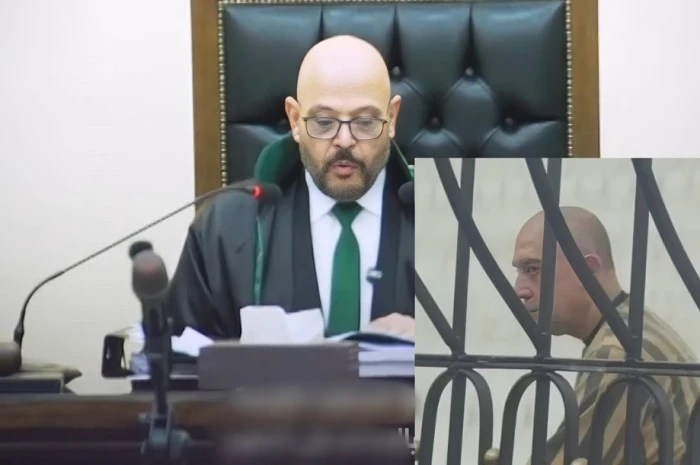 بالفيديو..لحظة الحكم على عاطف نجيب ابن خالة الهارب بشار الأسد بالإعدام