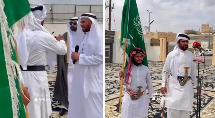 بالفيديو.. باكستاني وبنغالي يحضران زفاف صديقهما السعودي ويقدمان العانية للعريس
