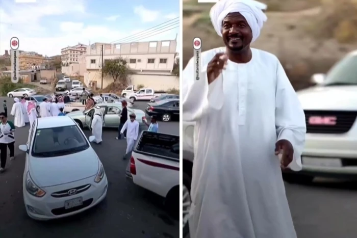 بالفيديو: موكب سيارات واحتفال شعبي لسعوديين بزفاف مقيم سوداني في محافظة ميسان