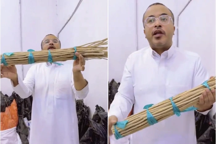 بالفيديو.. مواطن يكشف أرباح تجارة المساويك: «تصل إلى 9 آلاف ريال شهريًا»