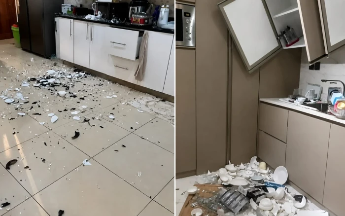 «شوفوا خدامتنا وش سوت».. بالفيديو: شخص يوثق ما فعلته عاملتهم المنزلية بالمطبخ في يوم النحر