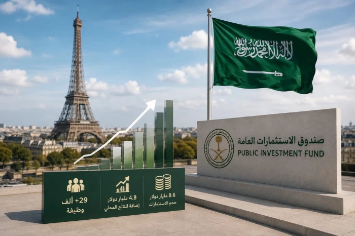 بعد توفير 29 ألف وظيفة.. الكشف عن حجم إسهامات صندوق الاستثمارات العامة في الاقتصاد الفرنسي
