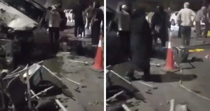 بالفيديو: سيارة تقتحم تجمعًا مؤيدًا للحرس الثوري في مشهد.. وتقارير عن سقوط عدد كبير من الضحايا