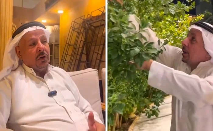 «قص راتبي وجيب شاي وقهوة للناس».. بالفيديو.. مواطن يروي قصة  فتح أبواب منزله لاستقبال المارة  في القصيم وردة فعل عامله غير المسلم
