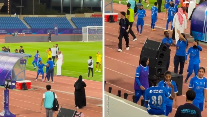 بالفيديو.. اشتباكات بين لاعبات الهلال والنصر بعد نهاية نهائي كأس السوبر السعودي للسيدات