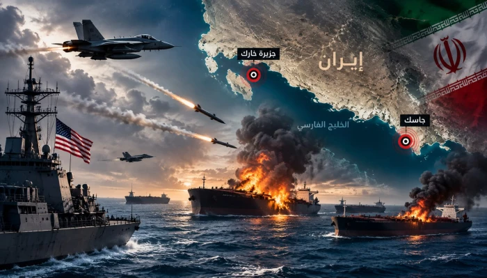 مسؤولون أمريكيون يكشفون تفاصيل الضربات العسكرية التي استهدفت جزيرة خارك وجاسك في إيران
