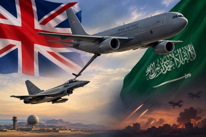 دعم عسكري بريطاني للسعودية.. طائرة «فوييجر» تصل إلى المنطقة خلال أيام