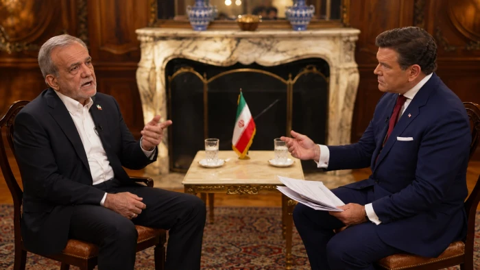 بالفيديو.. مذيع «فوكس نيوز» للرئيس الإيراني: «ما حاجتكم إلى يورانيوم مخصب بنسبة 60% إذا كنتم لا تسعون لصنع قنبلة نووية؟».. والأخير يتهرب من الإجابة