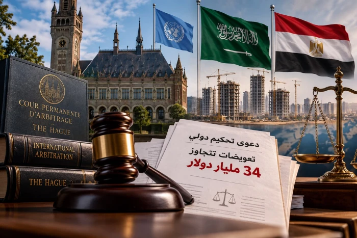 أول رد من المكتب القانوني الممثل للمستثمرين السعوديين بشأن رد دعوى مطالبة مصر بـ34 مليار دولار