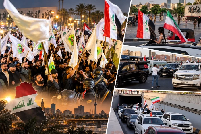 عراقيون يحتفلون بخروج كامل للقوات الأمريكية بعد أكثر من 20 عاما