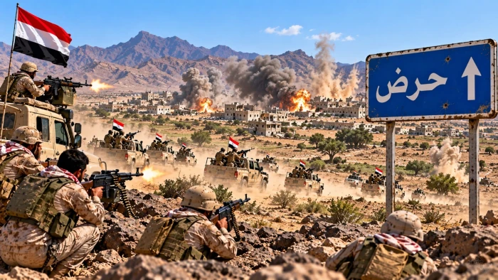 فتح جبهة جديدة.. هجوم واسع للقوات الحكومية اليمنية على مواقع الحوثيين في حرض بمحافظة حجة