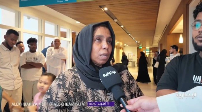 "ما فرقوا بين سوداني وسعودي".. بالفيديو: أول تعليق لوالدة مضيفة الطيران السودانية التي أصيبت في العدوان الحوثي على مطار الملك خالد