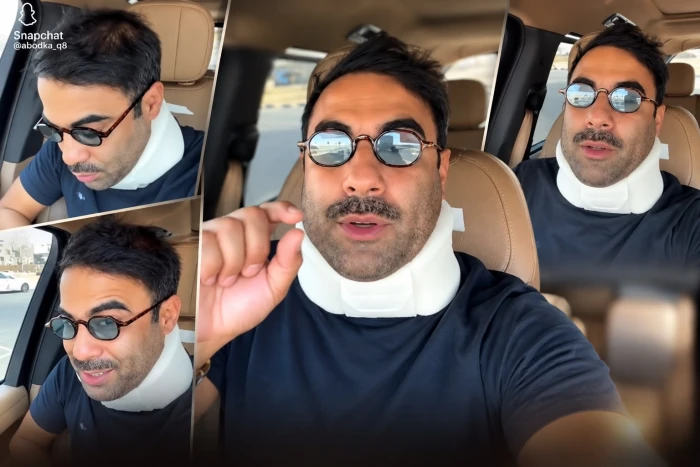 "ما سويت حادث ولا طحت من عمارة".. مشهور سناب الكويتي "عبودكا" يظهر واضعاً دعامة لرقبته ويكشف مفاجأة بشأن السبب
