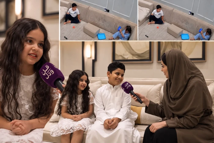 «كنت أفكر في أميرة وما كنت خايف».. بالفيديو: الطفل عبدالله وشقيقته يرويان تفاصيل موقفهما العفوي أثناء سماع الإنذار في الرياض