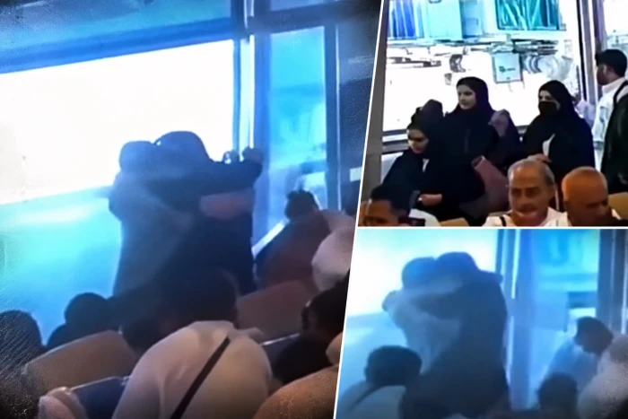 بالفيديو.. ردة فعل أم وابنتها لحظة استهداف مطار الملك خالد الدولي بالرياض من قبل ميليشيا الحوثي الإرهابية